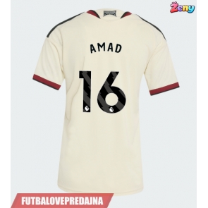 Lacne Ženy Futbalové dres Manchester United Amad Diallo #16 2026-27 Krátky Rukáv - Tretina
